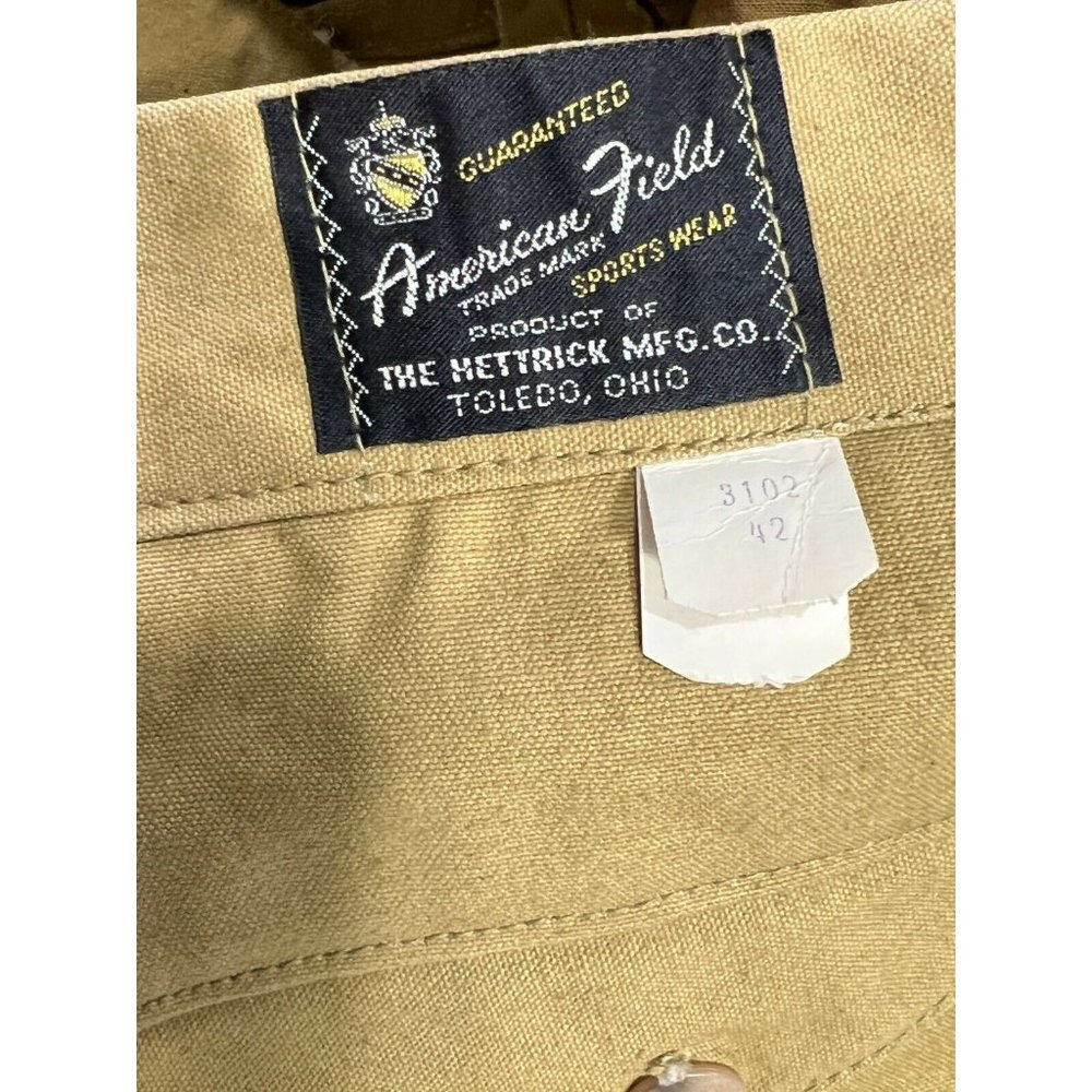American Field Sportswear Canvas Hunting Shooting Pants size 40 / XL - Picture 10 of 12